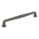Jeffrey Alexander [782-12BNBDL] Die Cast Zinc Appliance/Door Pull Handle - Fontana Series - Brushed Pewter Finish - 12&quot; C/C - 13 1/8&quot; L