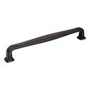 Jeffrey Alexander [782-12DBAC] Die Cast Zinc Appliance/Door Pull Handle - Fontana Series - Brushed Oil Rubbed Bronze Finish - 12&quot; C/C - 13 1/8&quot; L