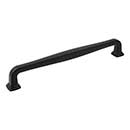 Jeffrey Alexander [782-12MB] Die Cast Zinc Appliance/Door Pull Handle - Fontana Series - Matte Black Finish - 12&quot; C/C - 13 1/8&quot; L