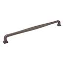 Jeffrey Alexander [782-18BNBDL] Die Cast Zinc Appliance/Door Pull Handle - Fontana Series - Brushed Pewter Finish - 18&quot; C/C - 19 1/8&quot; L