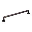 Jeffrey Alexander [663-12DBAC] Die Cast Zinc Appliance/Door Pull Handle - Griffin Series - Brushed Oil Rubbed Bronze Finish - 12&quot; C/C - 13 1/8&quot; L