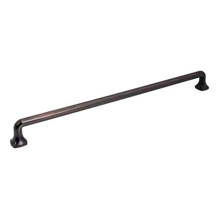 Jeffrey Alexander [663-18DBAC] Die Cast Zinc Appliance/Door Pull Handle - Griffin Series - Brushed Oil Rubbed Bronze Finish - 18&quot; C/C - 19 1/8&quot; L