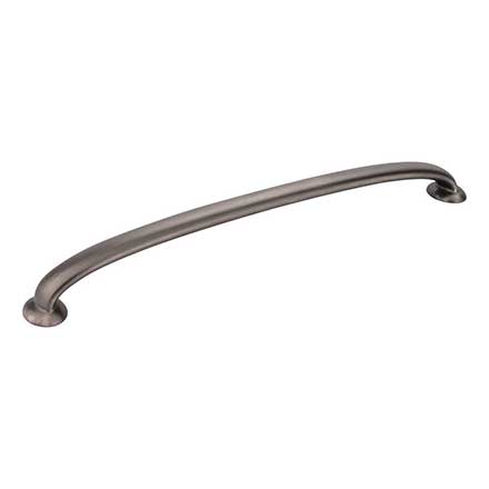 Jeffrey Alexander [650-12BNBDL] Die Cast Zinc Appliance/Door Pull Handle - Hudson Series - Brushed Pewter Finish - 13&quot; L