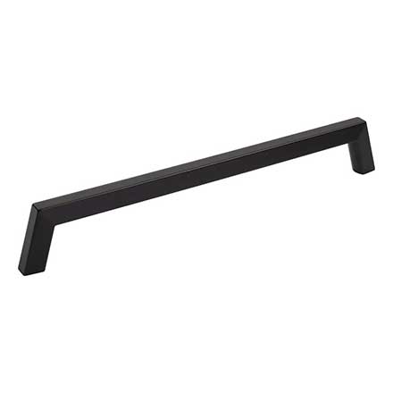 Jeffrey Alexander [566-12MB] Die Cast Zinc Appliance/Door Pull Handle - Ivan Series - Matte Black Finish - 12&quot; C/C - 12 3/4&quot; L