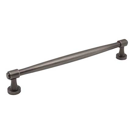Jeffrey Alexander [132-12BNBDL] Die Cast Zinc Appliance/Door Pull Handle - Jules Series - Brushed Pewter Finish - 12" C/C - 13 1/8" L