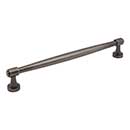 Jeffrey Alexander [132-12BNBDL] Die Cast Zinc Appliance/Door Pull Handle - Jules Series - Brushed Pewter Finish - 12&quot; C/C - 13 1/8&quot; L