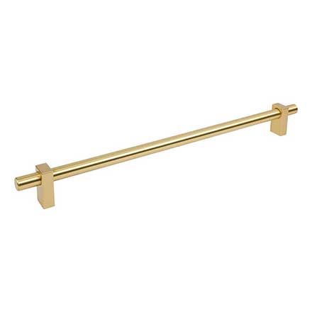 Jeffrey Alexander [478-18BG] Die Cast Zinc Appliance/Door Pull Handle - Larkin 1 Series - Brushed Gold Finish - 18&quot; C/C - 21 3/16&quot; L