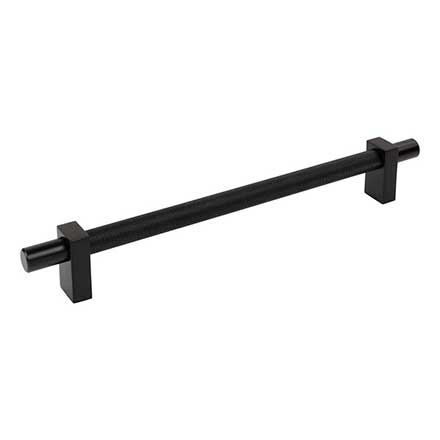 Jeffrey Alexander [598-12MB] Steel Appliance Pull Handle - Larkin 3 Series - Matte Black Finish - 12&quot; C/C - 15 3/16&quot; L