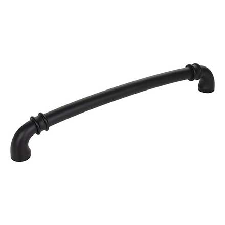 Jeffrey Alexander [445-12MB] Die Cast Zinc Appliance/Door Pull Handle - Marie Series - Matte Black Finish - 12&quot; C/C - 13&quot; L