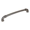 Jeffrey Alexander [445-12BNBDL] Die Cast Zinc Appliance/Door Pull Handle - Marie Series - Brushed Pewter Finish - 12" C/C - 13" L