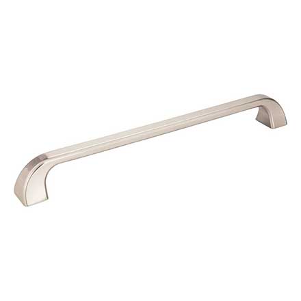 Jeffrey Alexander [972-12SN] Die Cast Zinc Appliance/Door Pull Handle - Marlo Series - Satin Nickel Finish - 12" C/C - 13" L
