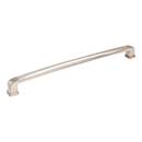 Jeffrey Alexander [1092-12SN] Die Cast Zinc Appliance/Door Pull Handle - Milan 1 Series - Satin Nickel Finish - 12" C/C - 12 13/16" L