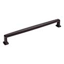 Jeffrey Alexander [171-12DBAC] Die Cast Zinc Appliance/Door Pull Handle - Richard Series - Brushed Oil Rubbed Bronze Finish - 12" C/C - 12 13/16" L