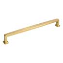 Jeffrey Alexander [171-12BG] Die Cast Zinc Appliance/Door Pull Handle - Richard Series - Brushed Gold Finish - 12" C/C - 12 13/16" L