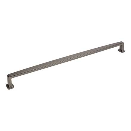 Jeffrey Alexander [171-18BNBDL] Die Cast Zinc Appliance/Door Pull Handle - Richard Series - Brushed Pewter Finish - 18&quot; C/C - 18 13/16&quot; L