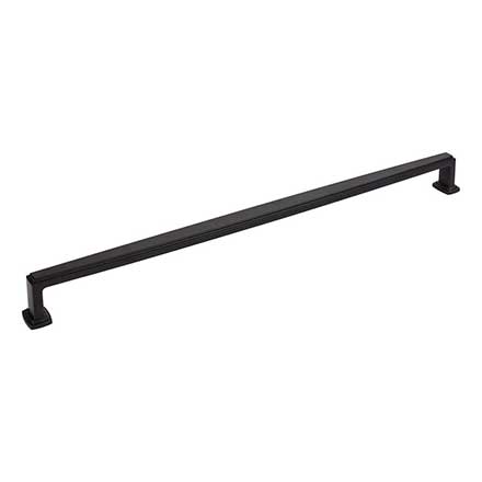 Jeffrey Alexander [171-18MB] Die Cast Zinc Appliance/Door Pull Handle - Richard Series - Matte Black Finish - 18&quot; C/C - 18 13/16&quot; L