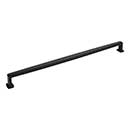 Jeffrey Alexander [171-18MB] Die Cast Zinc Appliance/Door Pull Handle - Richard Series - Matte Black Finish - 18" C/C - 18 13/16" L