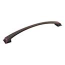 Jeffrey Alexander [944-12DBAC] Die Cast Zinc Appliance/Door Pull Handle - Roman Series - Brushed Oil Rubbed Bronze Finish - 12&quot; C/C - 13 5/8&quot; L