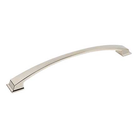 Jeffrey Alexander [944-12NI] Die Cast Zinc Appliance/Door Pull Handle - Roman Series - Polished Nickel Finish - 12" C/C - 13 5/8" L