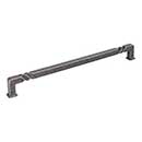 Jeffrey Alexander [602-12SIM] Die Cast Zinc Appliance/Door Pull Handle - Tahoe Series - Distressed Antique Silver Finish - 12 3/4&quot; L