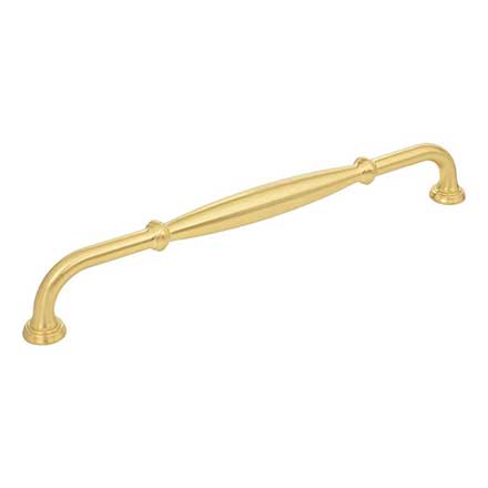 Jeffrey Alexander [658-12BG] Die Cast Zinc Appliance/Door Pull Handle - Tiffany Series - Brushed Gold Finish - 12" C/C - 13" L
