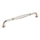 Jeffrey Alexander [658-12NI] Die Cast Zinc Appliance/Door Pull Handle - Tiffany Series - Polished Nickel Finish - 12&quot; C/C - 13&quot; L