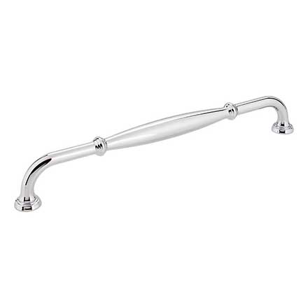 Jeffrey Alexander [658-12PC] Die Cast Zinc Appliance/Door Pull Handle - Tiffany Series - Polished Chrome Finish - 12" C/C - 13" L