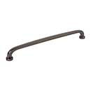 Jeffrey Alexander [410-12BNBDL] Die Cast Zinc Appliance/Door Pull Handle - Weser Series - Brushed Pewter Finish - 12" C/C - 12 7/8" L