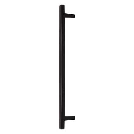 Jeffrey Alexander [905-12MB] Die Cast Zinc Appliance/Door Pull Handle - Whitlock Series - Matte Black Finish - 12&quot; C/C - 14 1/2&quot; L