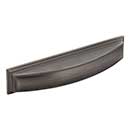 Jeffrey Alexander [436-128BNBDL] Die Cast Zinc Cabinet Cup Pull - Annadale Series - Brushed Pewter Finish - 128mm Centers - 6 1/4&quot; L