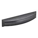 Jeffrey Alexander [436-128DACM] Die Cast Zinc Cabinet Cup Pull - Annadale Series - Gun Metal Finish - 128mm Centers - 6 1/4&quot; L