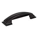 Jeffrey Alexander [436-96MB] Die Cast Zinc Cabinet Cup Pull - Annadale Series - Matte Black Finish - 96mm Centers - 5&quot; L