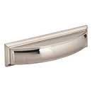 Jeffrey Alexander [436-96SN] Die Cast Zinc Cabinet Cup Pull - Annadale Series - Satin Nickel Finish - 96mm Centers - 5&quot; L