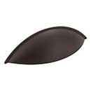 Jeffrey Alexander [8236ORB] Die Cast Zinc Cabinet Cup Pull - Bordeaux Series - Dark Bronze Finish - 96mm Centers - 5&quot; L