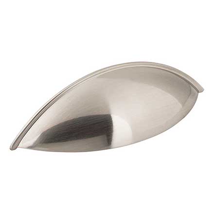 Jeffrey Alexander [8236SN] Die Cast Zinc Cabinet Cup Pull - Bordeaux Series - Satin Nickel Finish - 96mm Centers - 5" L