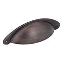 Jeffrey Alexander [8233DBAC] Die Cast Zinc Cabinet Cup Pull - Lyon Series - Brushed Oil Rubbed Bronze Finish - 3" C/C - 4 15/16" L