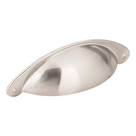 Jeffrey Alexander [8233SN] Die Cast Zinc Cabinet Cup Pull - Lyon Series - Satin Nickel Finish - 3" Centers - 4 15/16" L