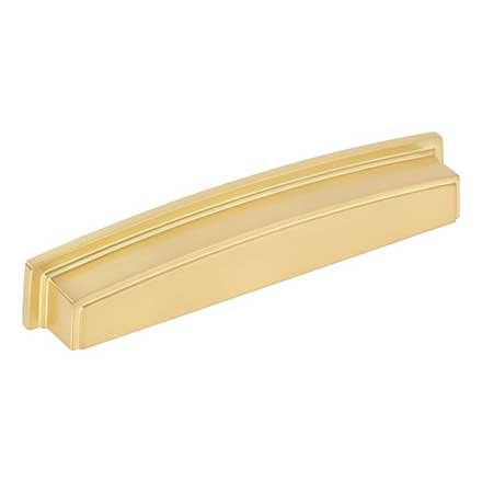 Jeffrey Alexander [141-160BG] Die Cast Zinc Cabinet Cup Pull - Renzo Series - Brushed Gold Finish - 160mm C/C - 7 1/8&quot; L