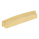 Jeffrey Alexander [141-160BG] Die Cast Zinc Cabinet Cup Pull - Renzo Series - Brushed Gold Finish - 160mm C/C - 7 1/8&quot; L