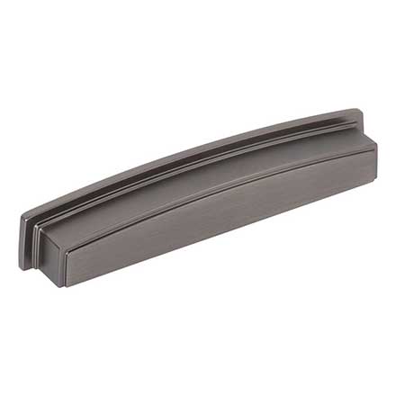 Jeffrey Alexander [141-160BNBDL] Die Cast Zinc Cabinet Cup Pull - Renzo Series - Brushed Pewter Finish - 160mm C/C - 7 1/8" L