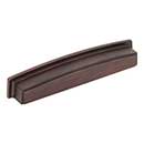 Jeffrey Alexander [141-160DBAC] Die Cast Zinc Cabinet Cup Pull - Renzo Series - Brushed Oil Rubbed Bronze Finish - 160mm C/C - 7 1/8&quot; L