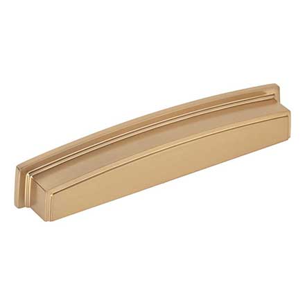 Jeffrey Alexander [141-160SBZ] Die Cast Zinc Cabinet Cup Pull - Renzo Series - Satin Bronze Finish - 160mm C/C - 7 1/8&quot; L