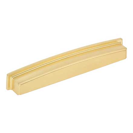 Jeffrey Alexander [141-192BG] Die Cast Zinc Cabinet Cup Pull - Renzo Series - Brushed Gold Finish - 192mm C/C - 8 3/8&quot; L