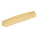 Jeffrey Alexander [141-192BG] Die Cast Zinc Cabinet Cup Pull - Renzo Series - Brushed Gold Finish - 192mm C/C - 8 3/8&quot; L