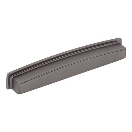 Jeffrey Alexander [141-192BNBDL] Die Cast Zinc Cabinet Cup Pull - Renzo Series - Brushed Pewter Finish - 192mm C/C - 8 3/8&quot; L
