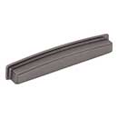 Jeffrey Alexander [141-192BNBDL] Die Cast Zinc Cabinet Cup Pull - Renzo Series - Brushed Pewter Finish - 192mm C/C - 8 3/8&quot; L