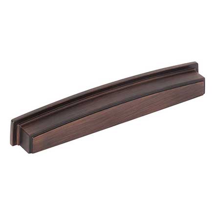 Jeffrey Alexander [141-192DBAC] Die Cast Zinc Cabinet Cup Pull - Renzo Series - Brushed Oil Rubbed Bronze Finish - 192mm C/C - 8 3/8&quot; L