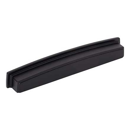 Jeffrey Alexander [141-192MB] Die Cast Zinc Cabinet Cup Pull - Renzo Series - Matte Black Finish - 192mm C/C - 8 3/8&quot; L