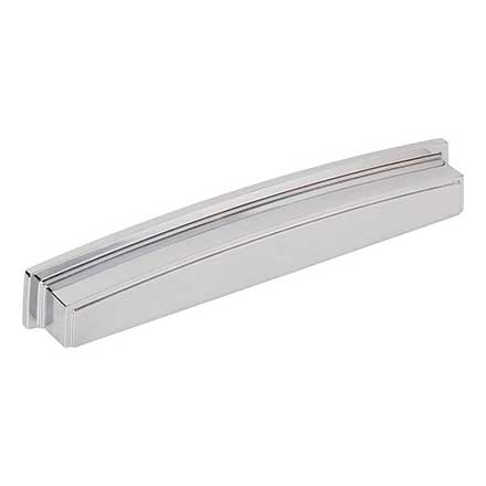 Jeffrey Alexander [141-192PC] Die Cast Zinc Cabinet Cup Pull - Renzo Series - Polished Chrome Finish - 192mm C/C - 8 3/8" L