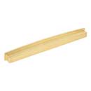 Jeffrey Alexander [141-305BG] Die Cast Zinc Cabinet Cup Pull - Renzo Series - Brushed Gold Finish - 305mm C/C - 12 7/8&quot; L